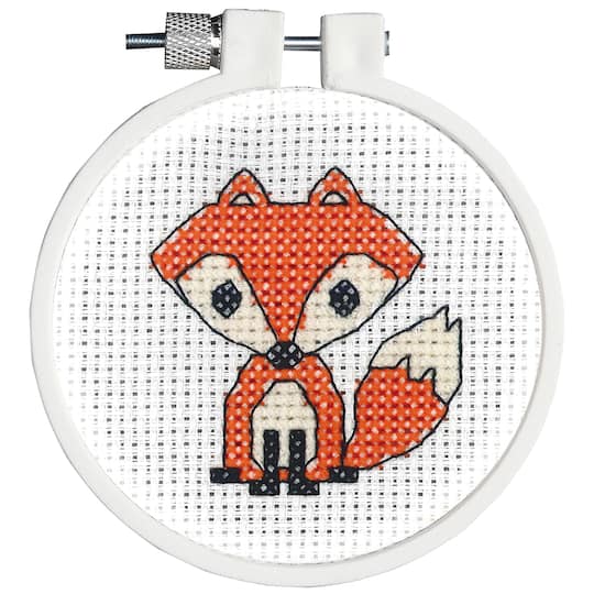 Janlynn&#xAE; Kid Stitch Fox Counted Cross Stitch Kit